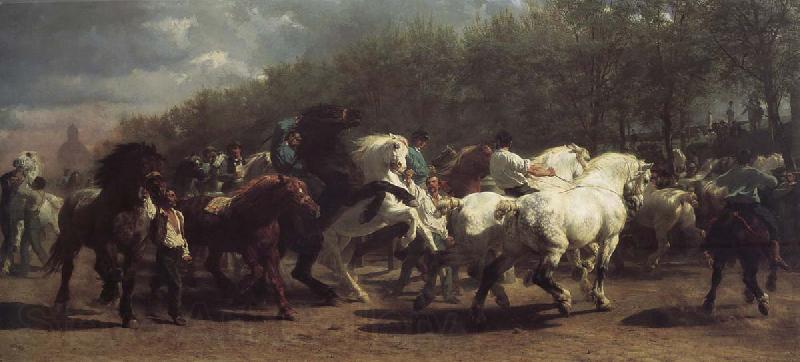 Rosa Bonheur The horse market Spain oil painting art